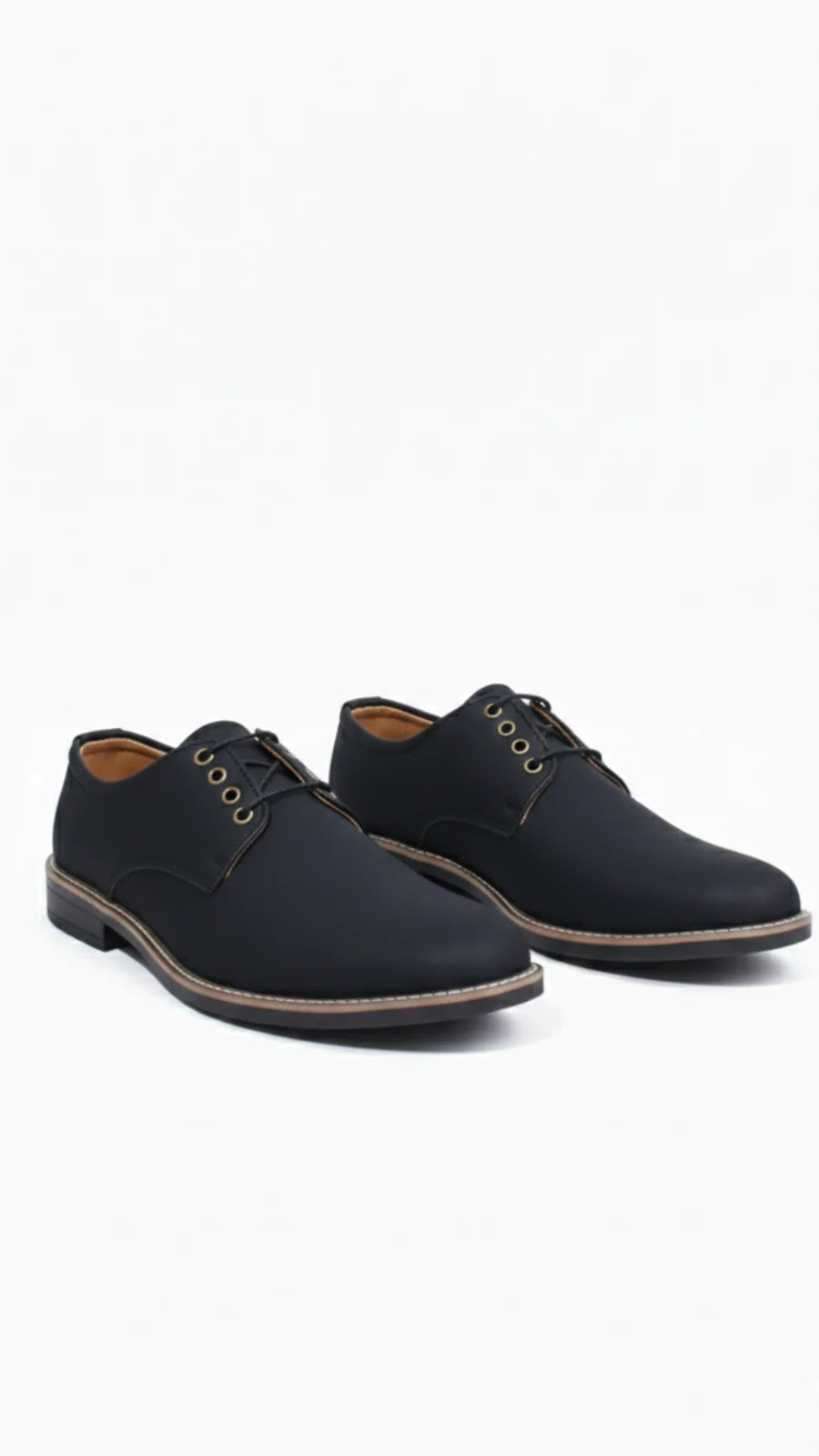 Men’s Black Formal Lace-Up leather Shoes – Comfortable & Elegant Design