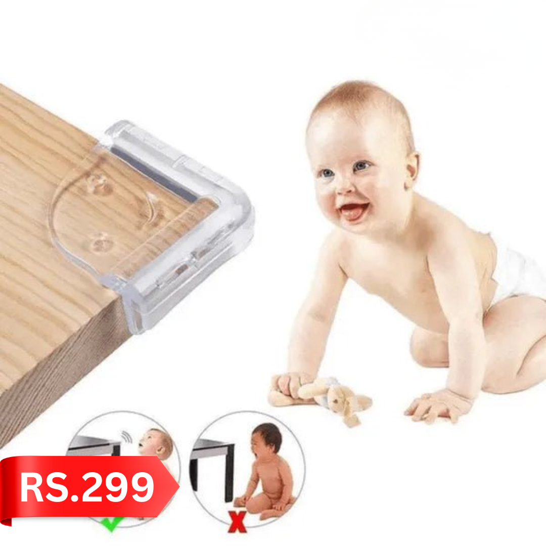 (pack of 2)Transparent Furniture Corner Protectors – Child Safety Edge Guards