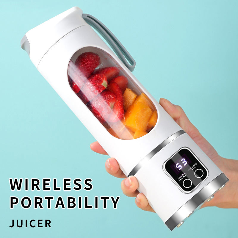 Mini USB Rechargeable Portable Blender 4-8 Blade Juicer Multi-functional Home Fruit Electric Juicer Small Juicer Cup
