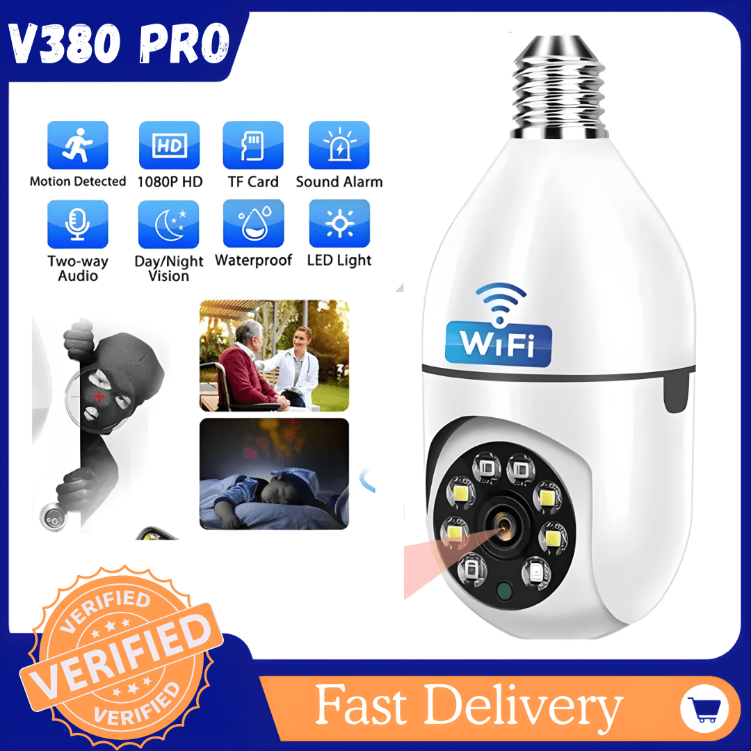 2MP WIRELESS BULB CAMERA - AlifdukanAlifdukan types here :)