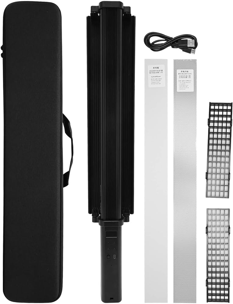 Portable LED Video Light Panel Kit with Carry Bag – Adjustable Brightness for Photography, Videography & Studio Lighting