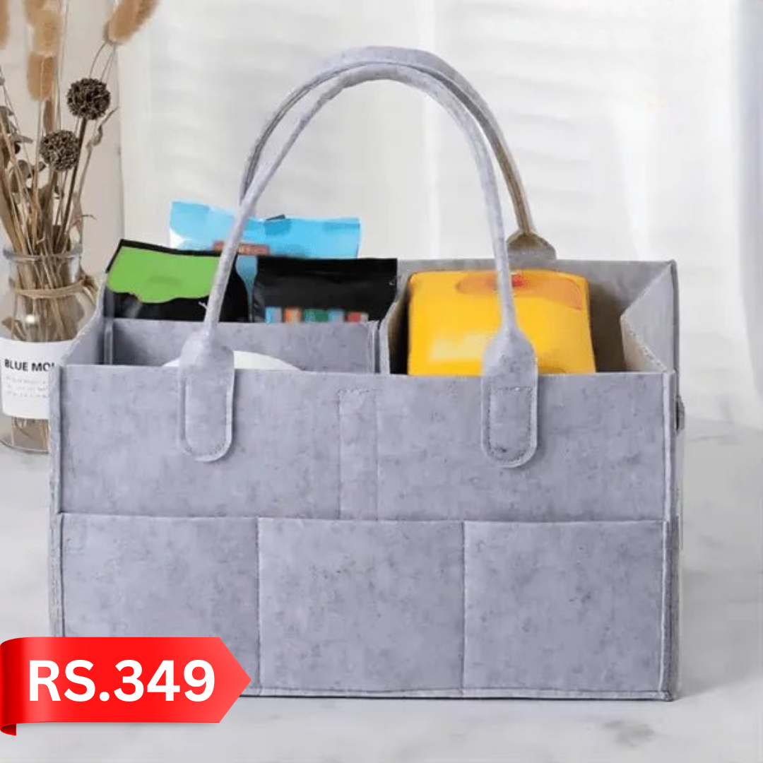 Foldable Cloth Storage Baby Large Size Diaper Caddy Changing Table Organiser Toy Storage Basket