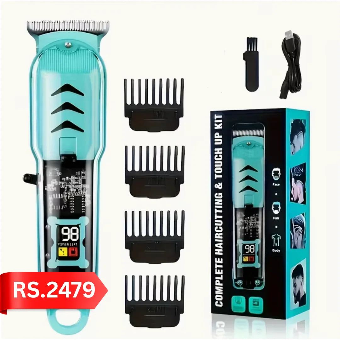 ⚡ Powerful T-Blade Electric Shaver Trimming Set ✂️ Ultra-Sharp Stainless Steel Blades 🔋 Long-Lasting Battery 🎯 Smooth, Precise & Pull-Free Trimming 🔌 Type-C fast charging 