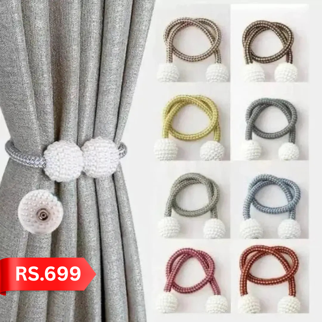 Luxury Magnetic Curtain Tieback | Elegant Home Decoration