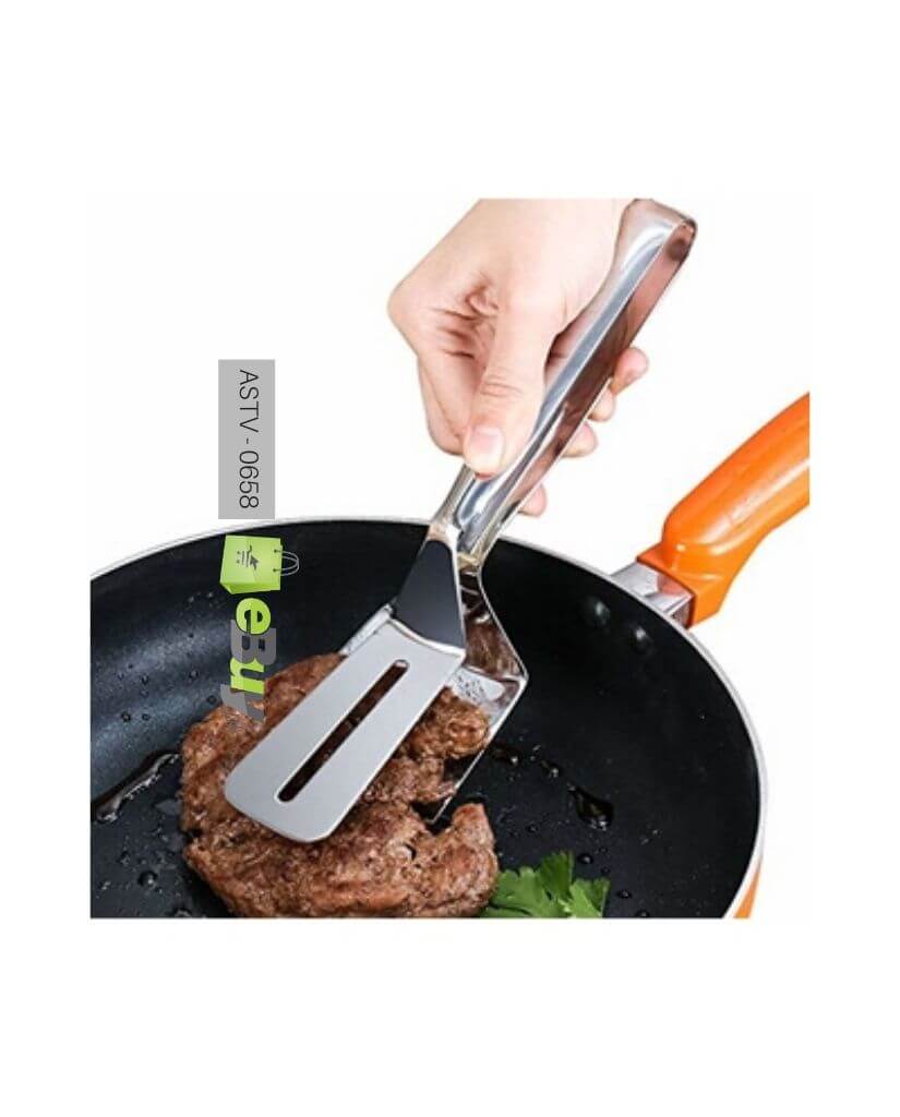 Stainless Steel Lift and flip Kitchen Frying Tong