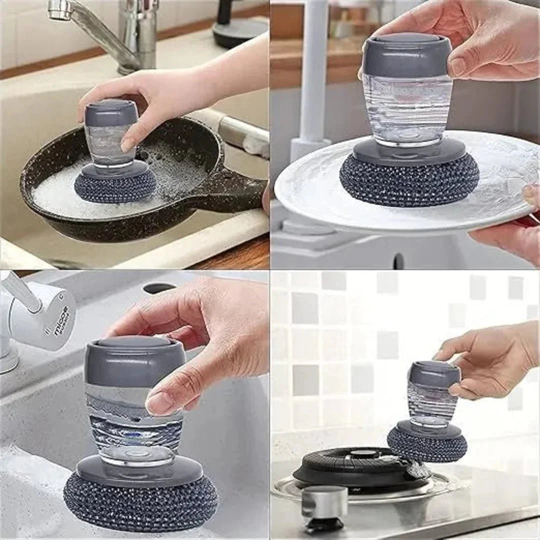 Autolink Automatic Dish Scrubber with Soap Dispenser – Kitchen Pot & Sink Cleaning Brush - AlifdukanAlifdukan types here :)