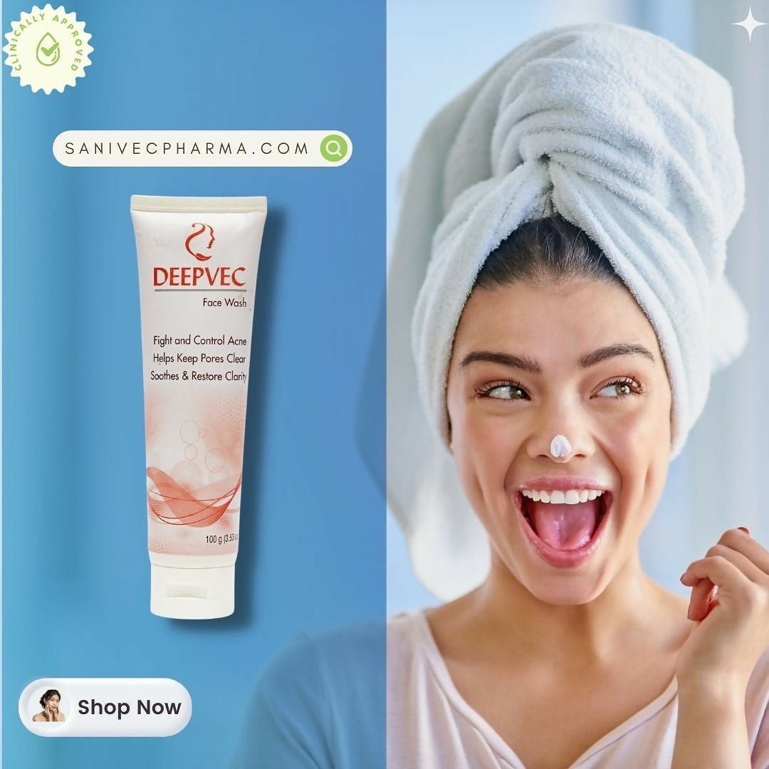 DeepVec Acne Defense Face Wash – Deep Clean for Pore Perfection - AlifdukanRebel store types here :)