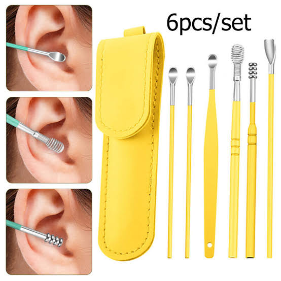 60% OFF Ear Cleaning Kit – 6 Pcs Ear Pick Tools