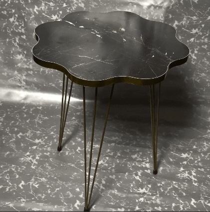 flower white/Black Side table / Coffee Table - AlifdukanMini Supplier types here :)