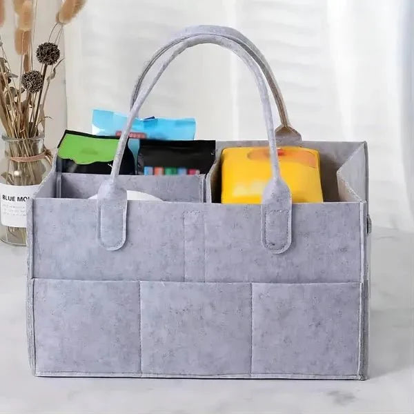 Foldable Cloth Storage Baby Large Size Diaper Caddy Changing Table Organiser Toy Storage Basket - AlifdukanAlifdukan types here :)