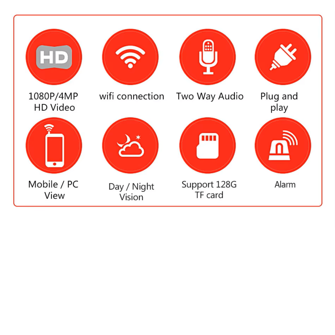 HD 2MP 4MP Wifi PTZ Camera AI Human Auto Tracking Two Way Audio Color Night Vision Smart Home Video Security Camera CamHipro - AlifdukanAlifdukan types here :)