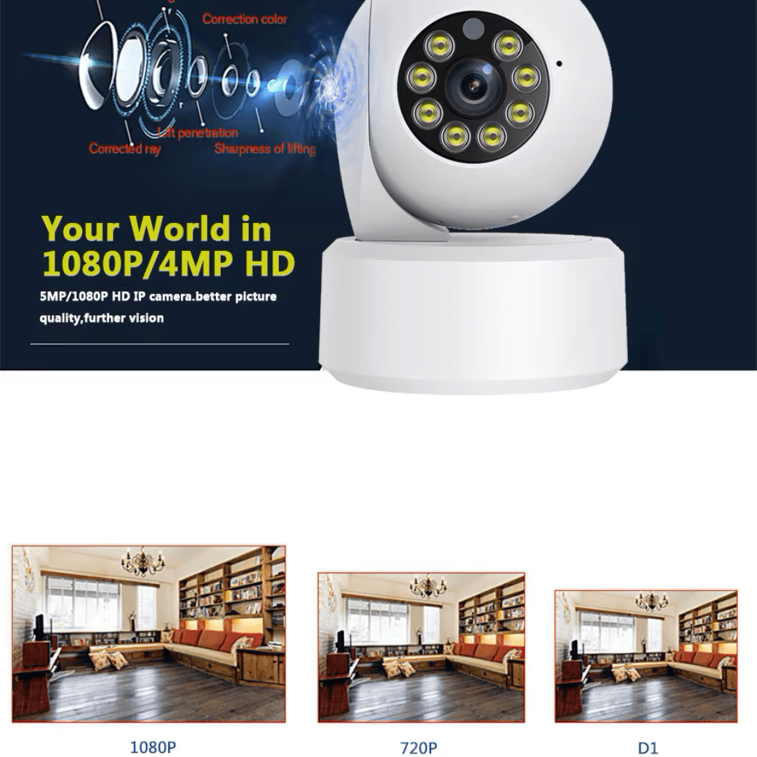 HD 2MP 4MP Wifi PTZ Camera AI Human Auto Tracking Two Way Audio Color Night Vision Smart Home Video Security Camera CamHipro - AlifdukanAlifdukan types here :)