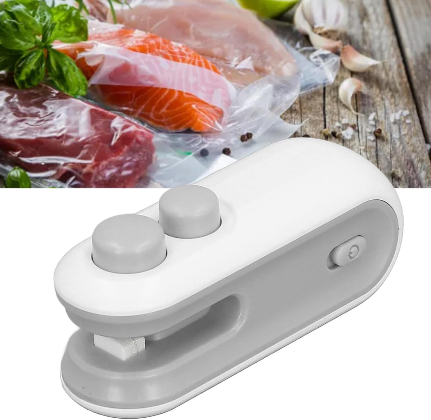 Mini Bag Sealer for Reseal Snacks and Saving,Rechargeable 2 in 1 USB Type C - AlifdukanAlifdukan types here :)