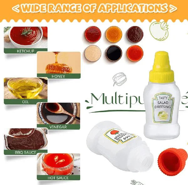 Mini Condiment Bottles/ Mini Ketchup Bottles (pack of 2) - AlifdukanAlifdukan types here :)