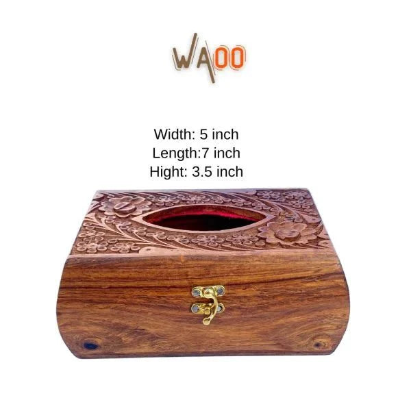 Nest Wooden Tissue Box - AlifdukanAlifdukan types here :)