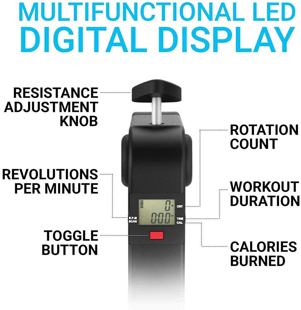 Pedal Exerciser Mini Exercise Bike Arm and Leg Exercise Peddler Machine - AlifdukanAlifdukan types here :)