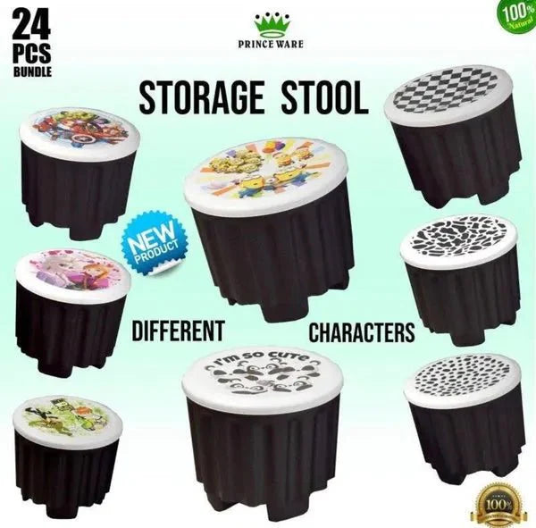 Princeware Character Storage Stools (Piece - 1) - AlifdukanAlifdukan types here :)