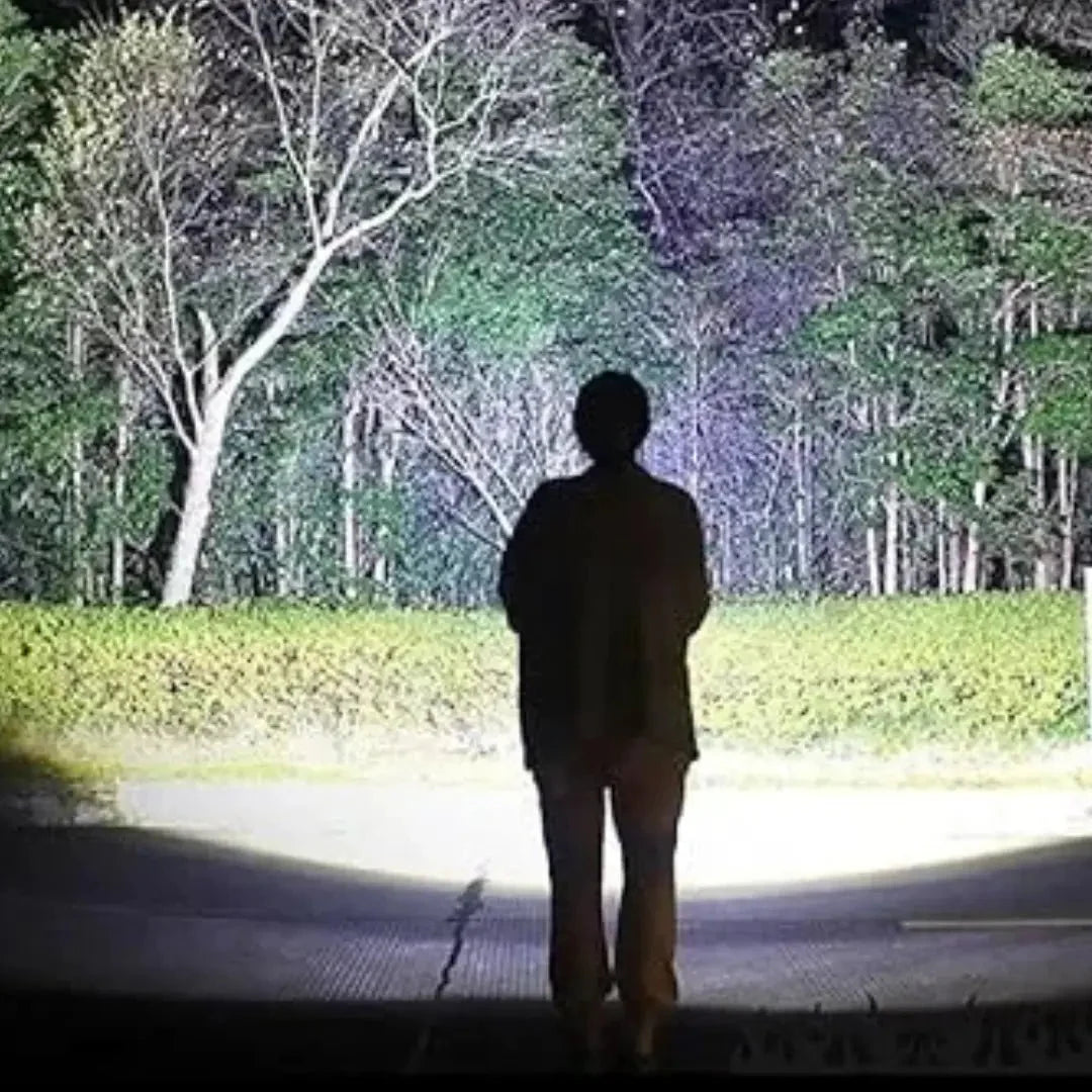 Rechargeable Safety Hammer Flashlight | Emergency Tool, Power Bank, and Magnet Torch - AlifdukanAlifdukan types here :)