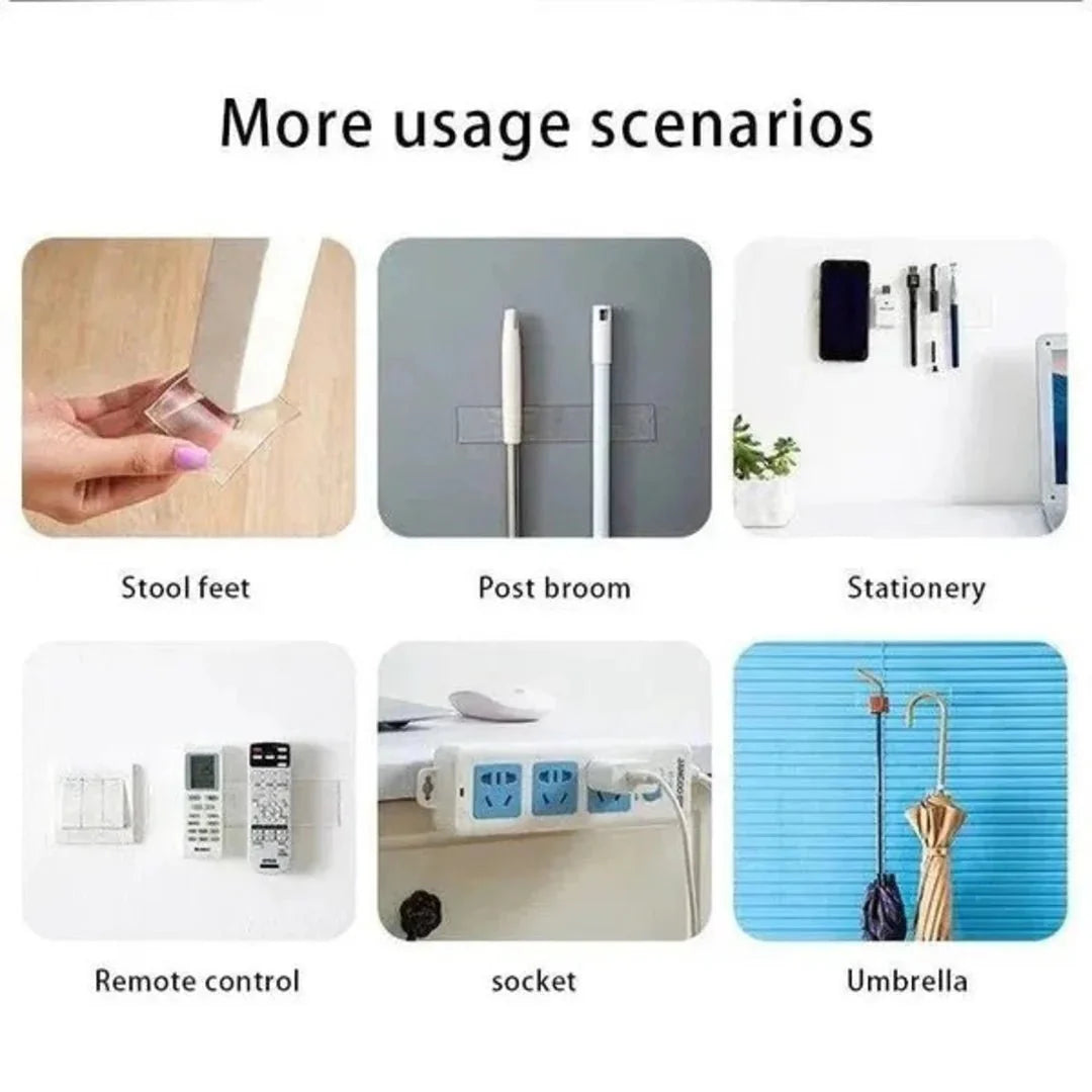 Reusable Double - Sided Nano Gel Grip Tape for Wall Mounting & Home Use - AlifdukanAlifdukan types here :)