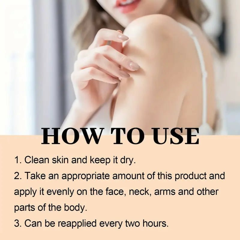 Sunvec SPF - 60 Sun Block Cream | Moisturizing, 