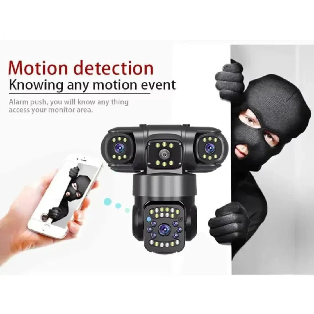 V380 PRO Three Lens WiFi IP Camera HD 2MP+2MP+2MP Outdoor Waterproof Two Way Intercom Full Color Night Vision PTZ CCTV Security Camera - AlifdukanAlifdukan types here :)