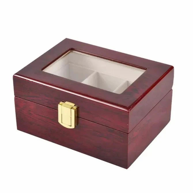 Watch Box, Wooden Watch Organizer, 3 Slots Display Case - AlifdukanAlifdukan types here :)