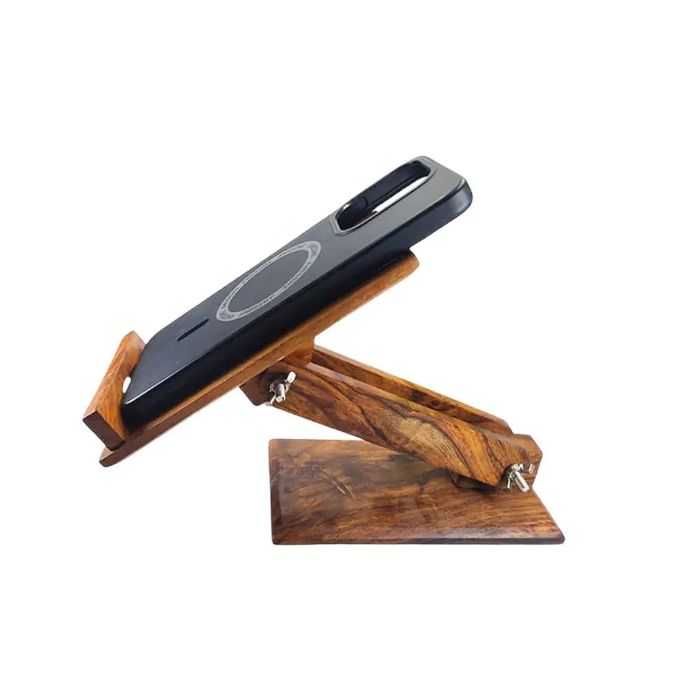 wood adjustable table mobile stand - AlifdukanAlifdukan types here :)