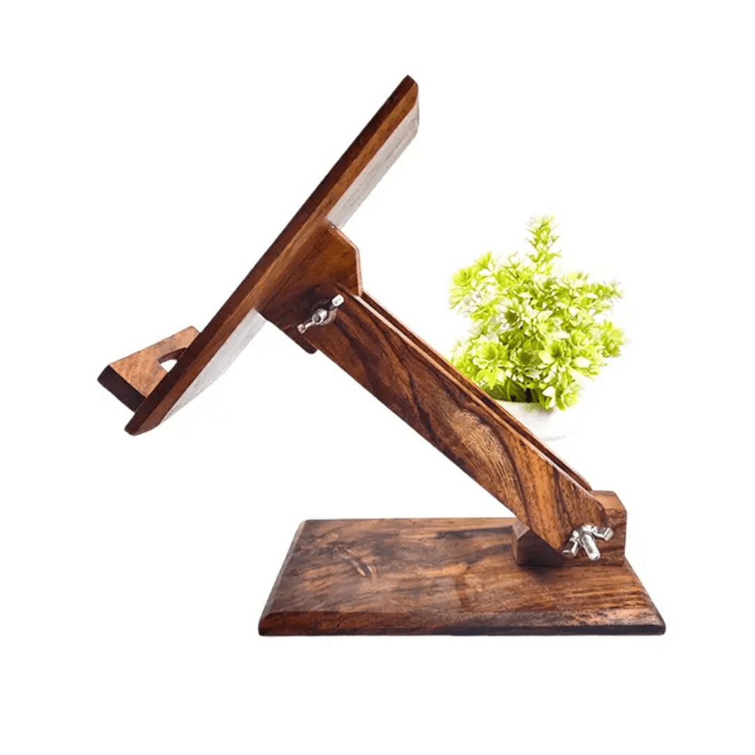 wood adjustable table mobile stand - AlifdukanAlifdukan types here :)
